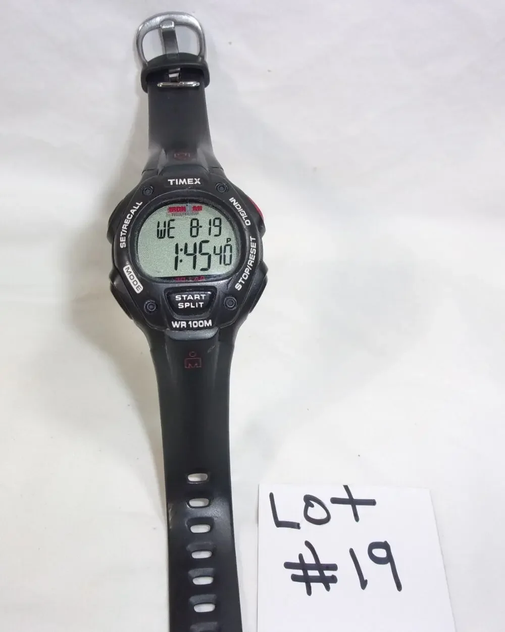 TIMEX IRONMAN TRIATHLON WR100M BLACK WATCH-WORKS